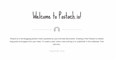 postach.io：印象笔记变
